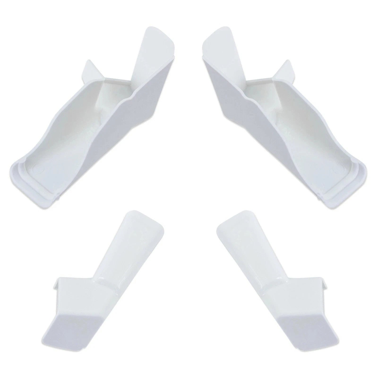 Rv Camper Rain Spout White Long Left Right Direct Water Away From Rv