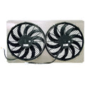 Z40100 Dual 12" Electric Fan & Shroud - 14-7/8 X 25-7/8 X 3-5/8