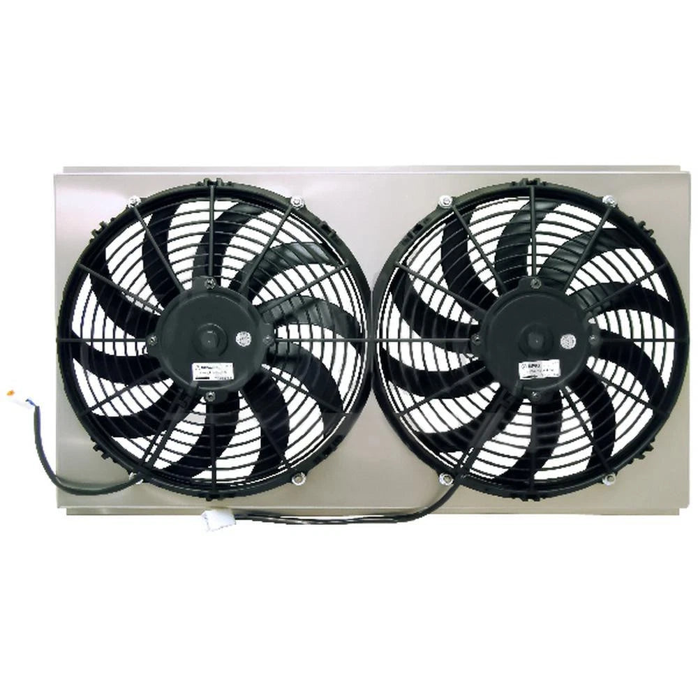 Z40100 Dual 12" Electric Fan & Shroud - 14-7/8 X 25-7/8 X 3-5/8
