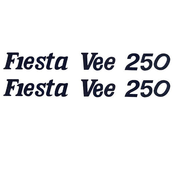 Rinker Boat Brand Decal Fiesta Vee 250 Metallic Blue (Pair) by Rinker