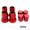 Stem Sleeves+hex Cap Air-valve Cap&sleeve Cover Aluminum Tire Wheel