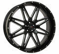 System 3 St7 Wheel 24x9 5+4 For Atv/utv With Beadlock & Gloss Black