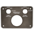 Bayliner Boat Blank Ignition Switch Panel Aluminum by Bayliner