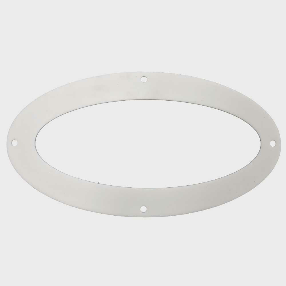 Aqua Signal Boat Horn Gasket | 7 3/8 x 4 Inch White Flexible RubberOpe