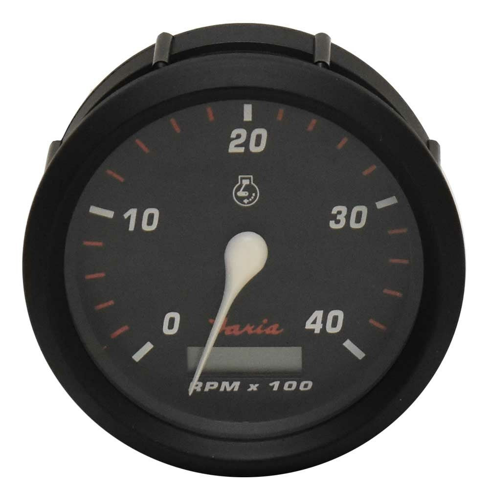 Faria Boat 4000 RPM Tachometer Gauge TD5157C | 3 3/8 Inch O/B Diesel by Faria