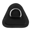 Stainless Steel D-Ring Patch 9cm + Elastic Cord