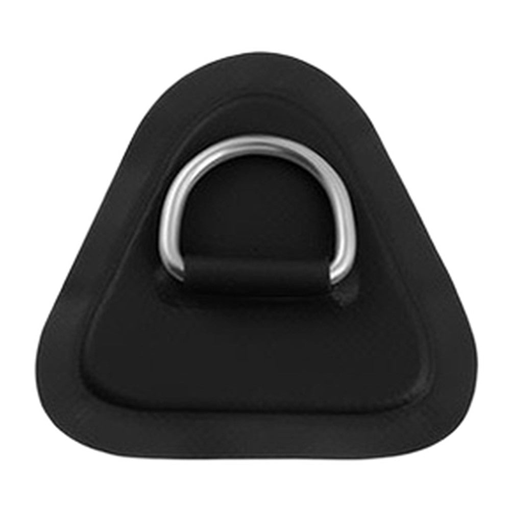Stainless Steel D-Ring Patch 9cm + Elastic Cord