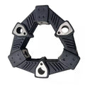 New 4as Flexible Rubber Coupling For Loader | Hook & Hull Co