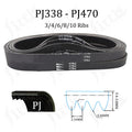 PJ338-PJ470 Multi-Groove Motor Belt
