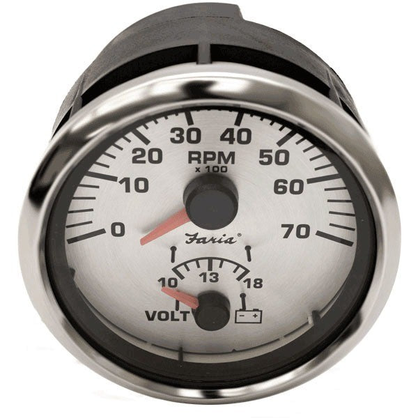 Faria Boat Tach/Volt Multifunction Gauge GTC048A by Faria