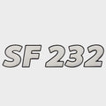 Lowe Boat Raised Emblem Decal SF232 Silver by Lowe