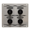 Toggle Switch Panel Whitecap Marine Silver by Whitecap