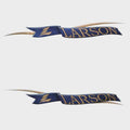 Ranger Boat Raised Decal Comanche Z520 Silver Black Red by Ranger