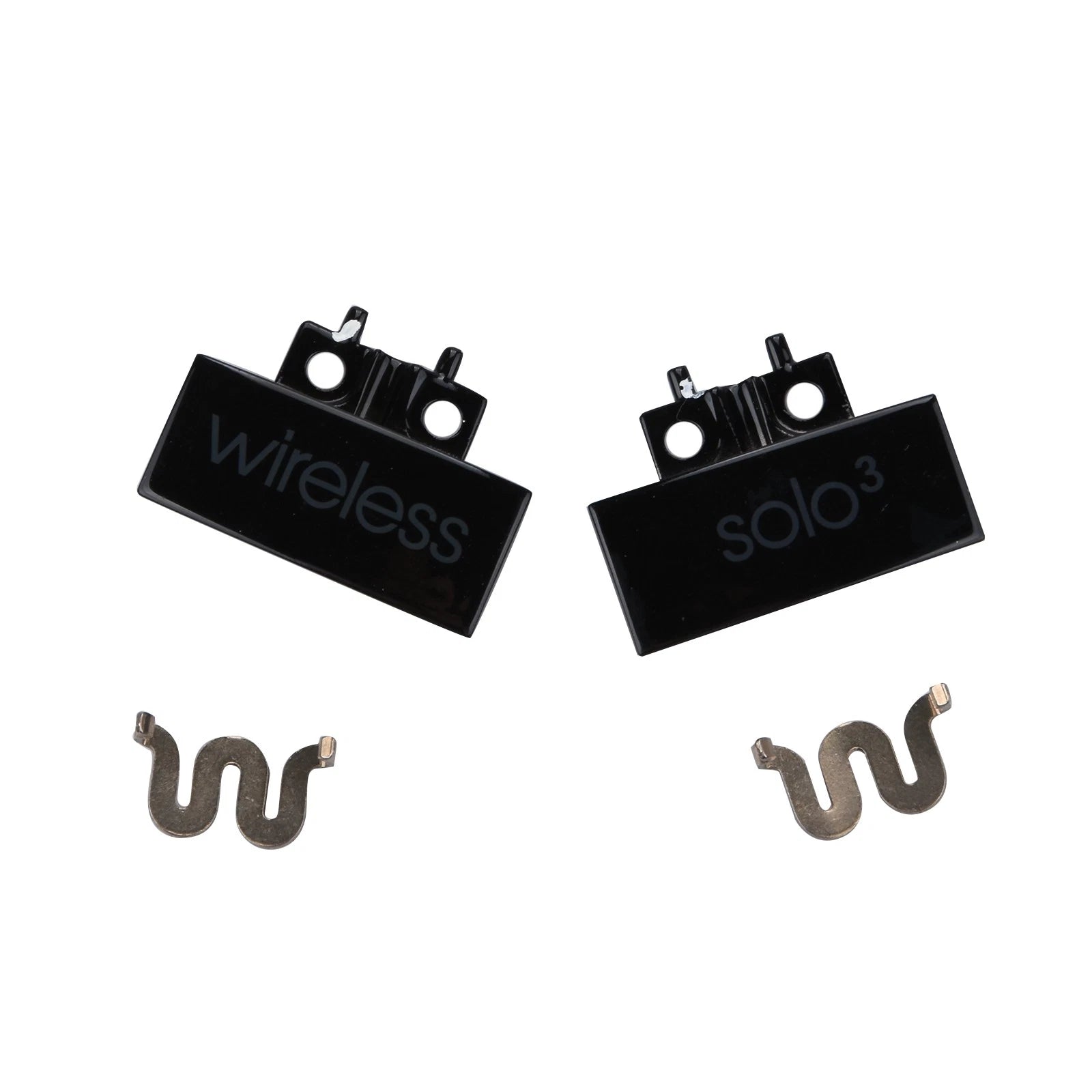 2* Black Hinge Clip Covers For Beats Solo3/2 Wireless On-ear Headset