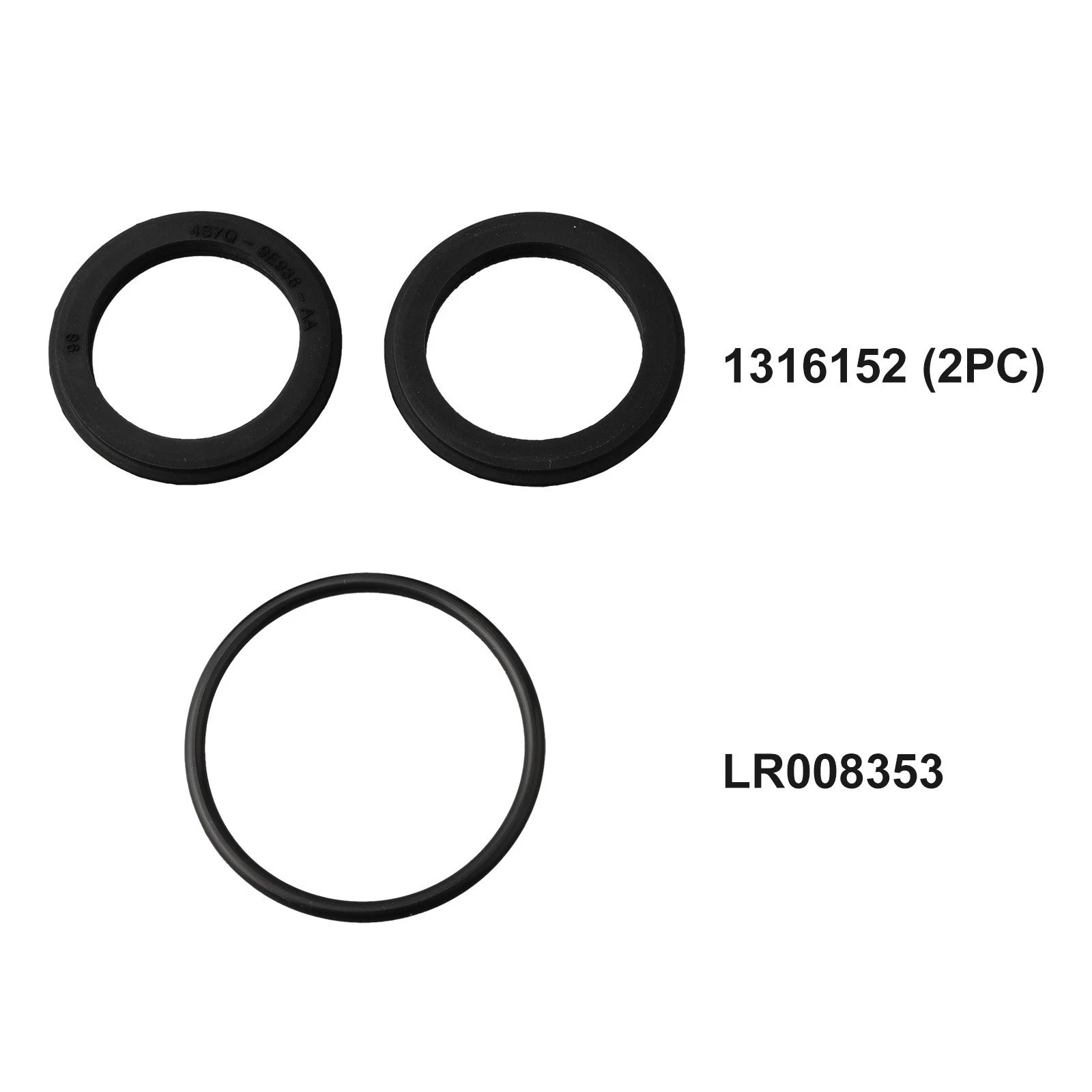 Gasket Seals Throttle Body Black Lr008353/13161<wbr/>52 Plug-and-play