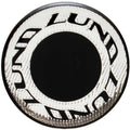 Lund Boat Steering Wheel Decal Raised Black Silver by Lund
