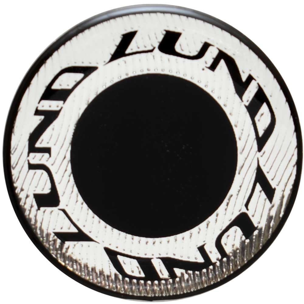 Lund Boat Steering Wheel Decal Raised Black Silver by Lund