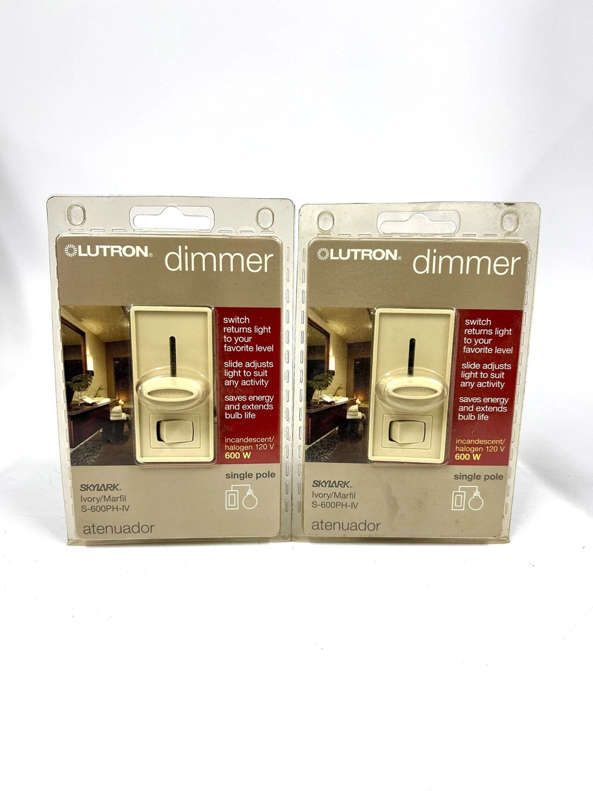 Olutron S-600ph-iv , Skylark 5 Amps 600 Watts Slide Dimmer Switch