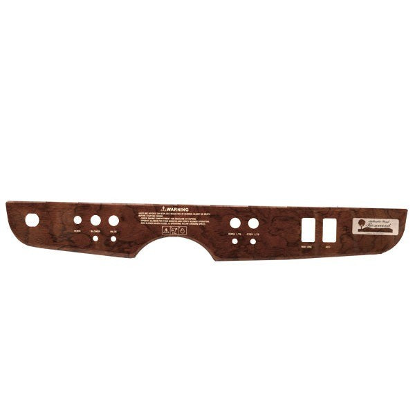 Four Winns Funship Boat Blank Switch Panel 025-3805 | Woodgrain by Four Winns
