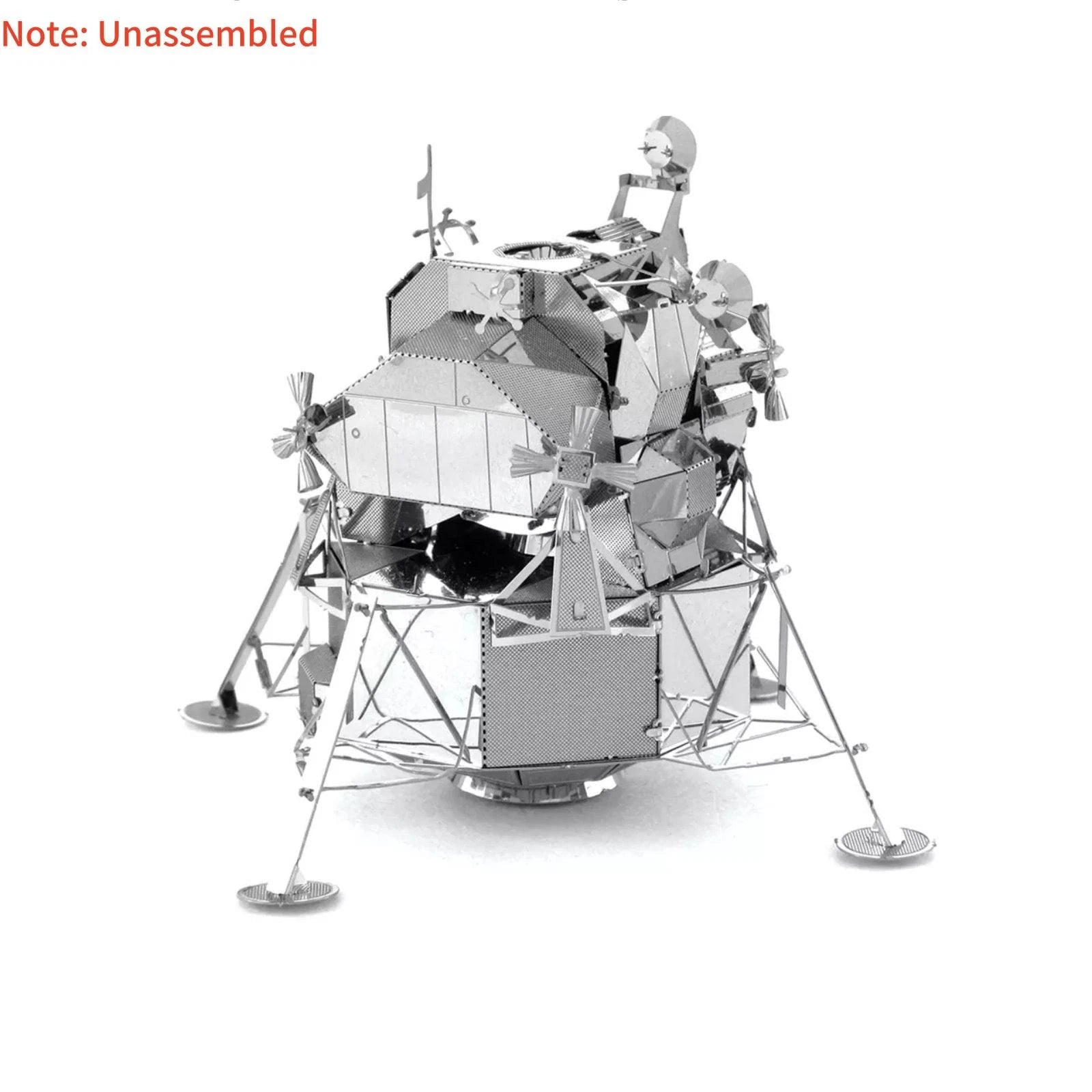 8cm New Diy Metal Usa Apollo Lunar Module 1/50th Scale Diy Model Kit