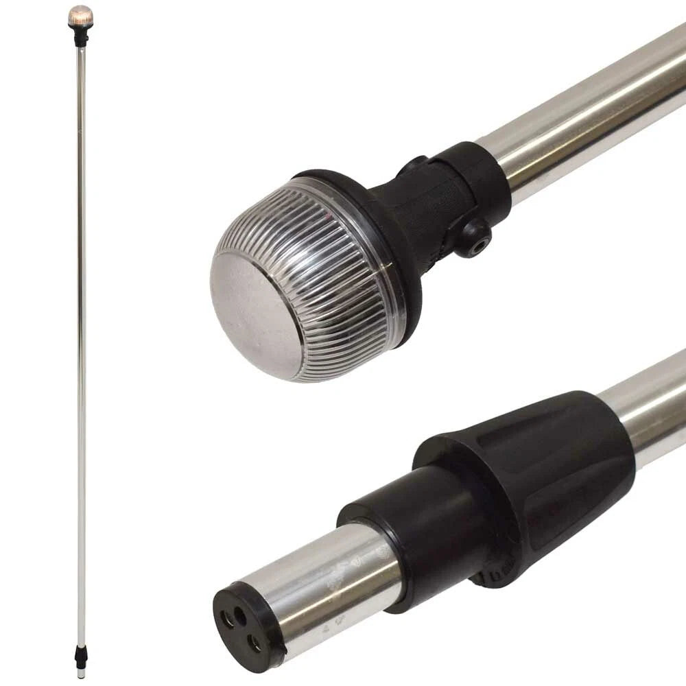 Attwood Boat All-round Pole Light | 60 Inch 2nm Articulating