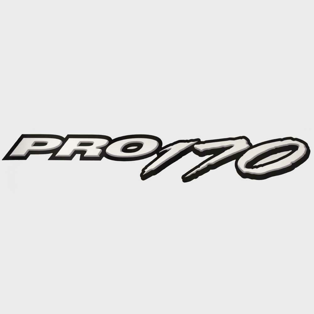 Tracker Boat Decal Pro 170 White Black Sticker by Tracker