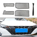 Stainless Steel Front Grille Kit For Hyundai Elantra 2021-2025 Matte