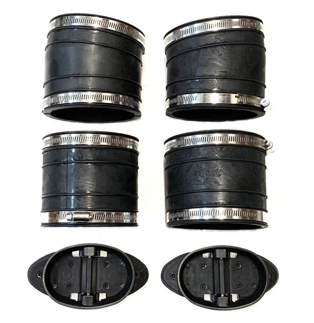 Exhaust Y-pipe Kit 807166a3 Hose Bellows 32-14358t 32-44348t