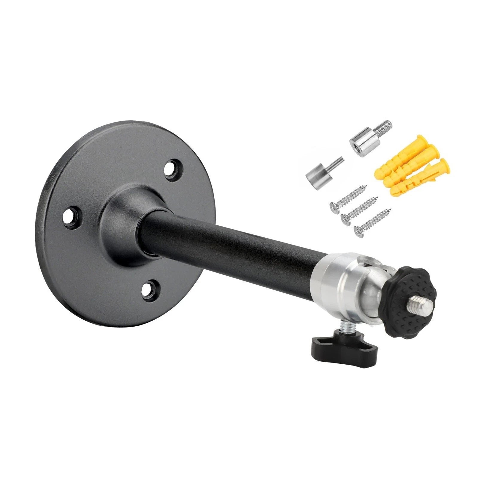Black Aluminium Alloy Mount For Mini Projector With 90° Tilt And 360°