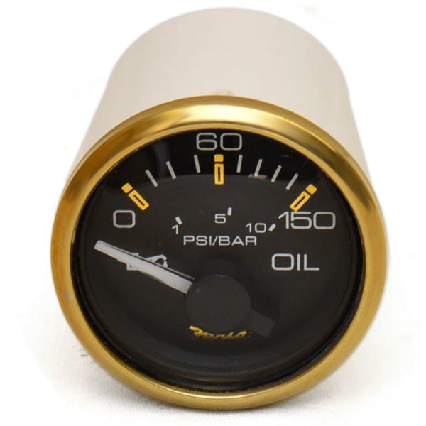 Faria Boat Speedometer Gauge 3 1/4 Inch Silver by Faria
