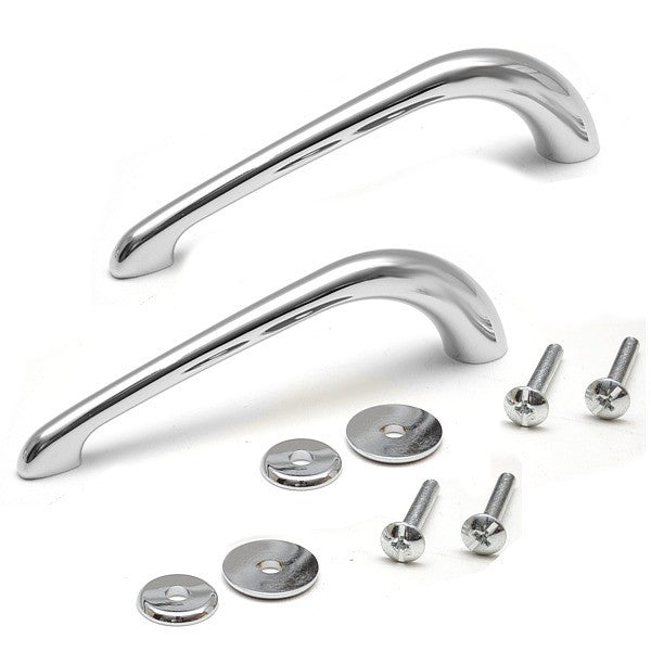 Hafele Boat Cabinet Handle Yacht RV Polished Chrome Pair by Hafele