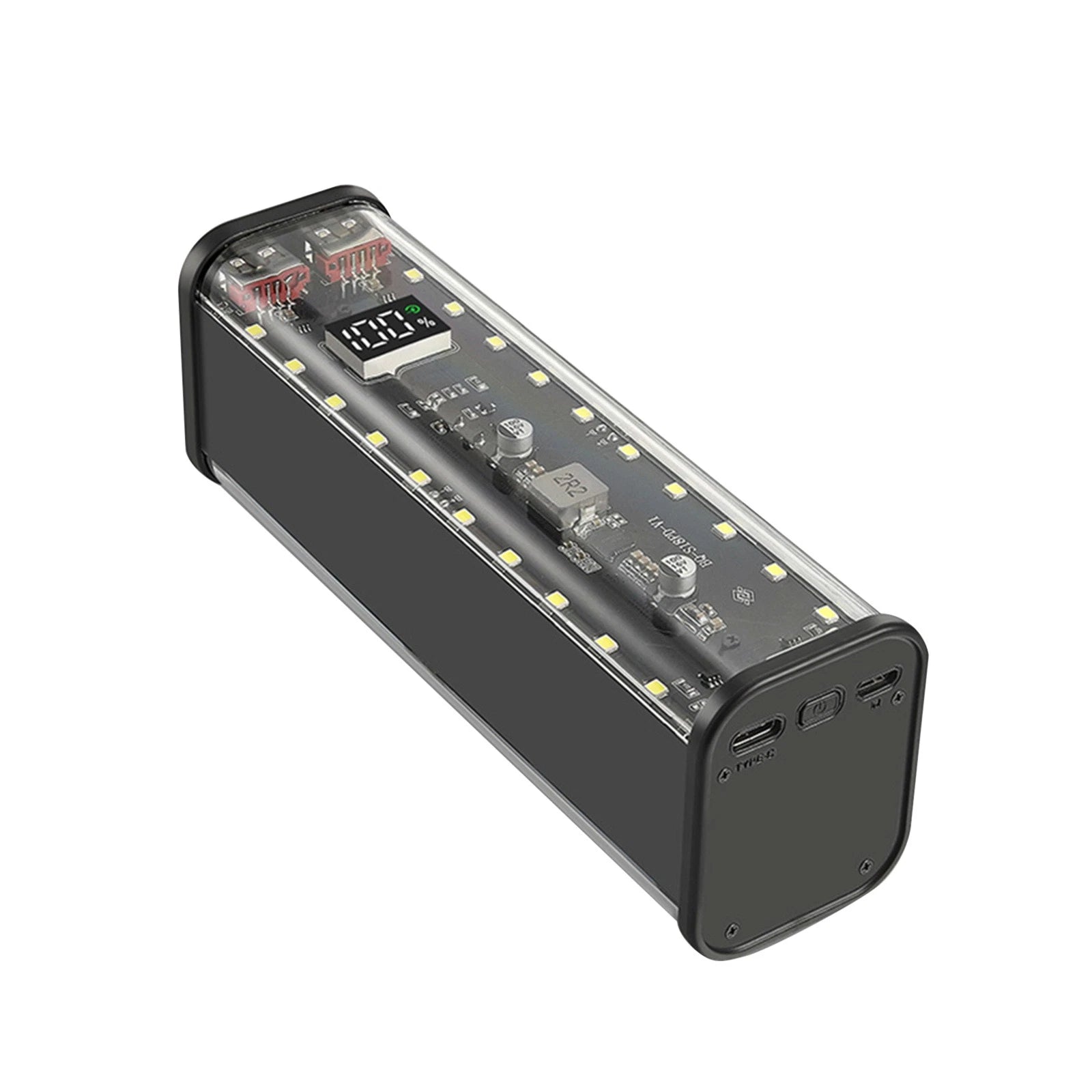 22.5W Pd Usb C Diy Power Bank Box Charge 3 Devices Led Display