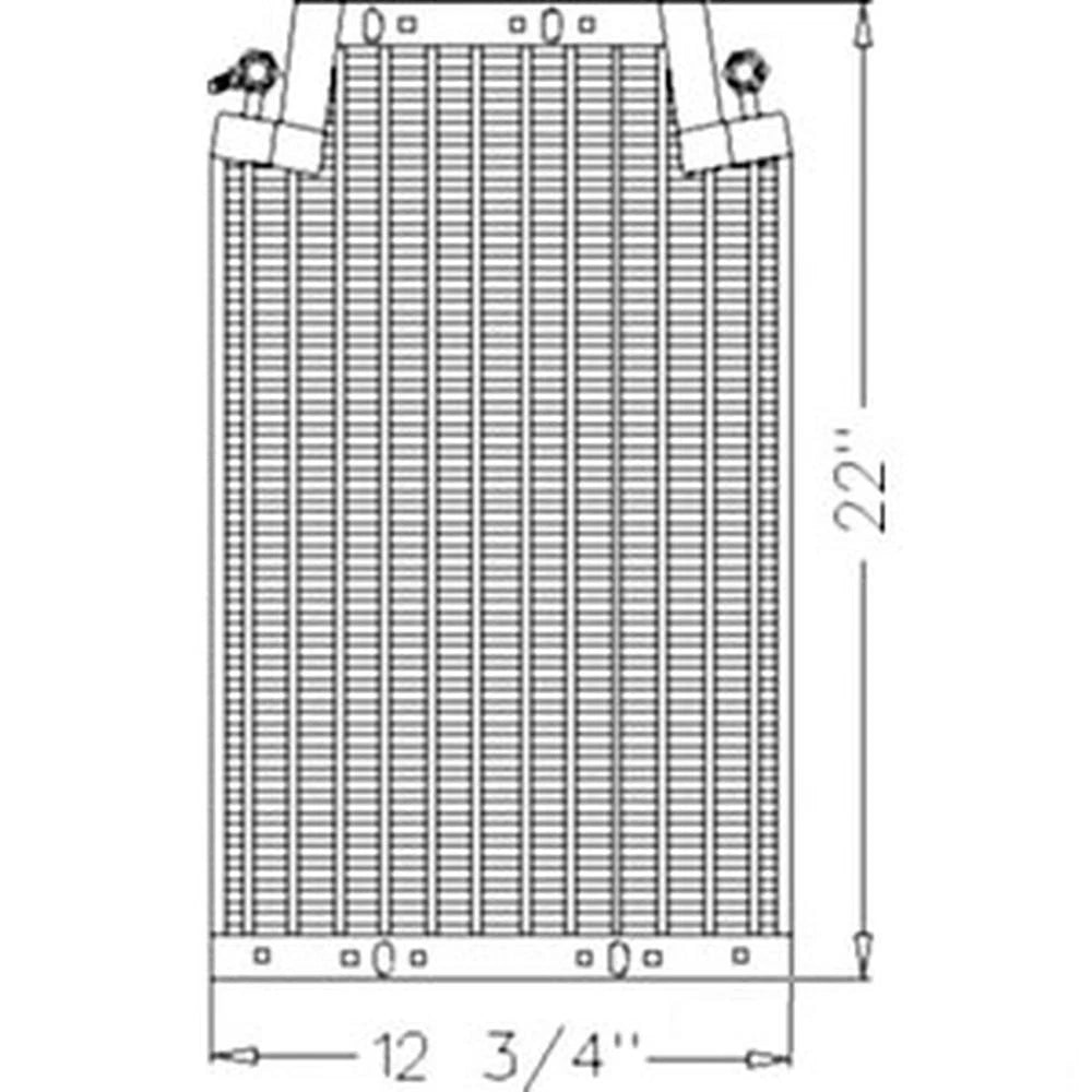 400-607 Fits Allis / Condenser- 12 X 19 X 1 7/8 Fits White