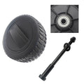 BBQ Grill Caster Wheels Black Rubber