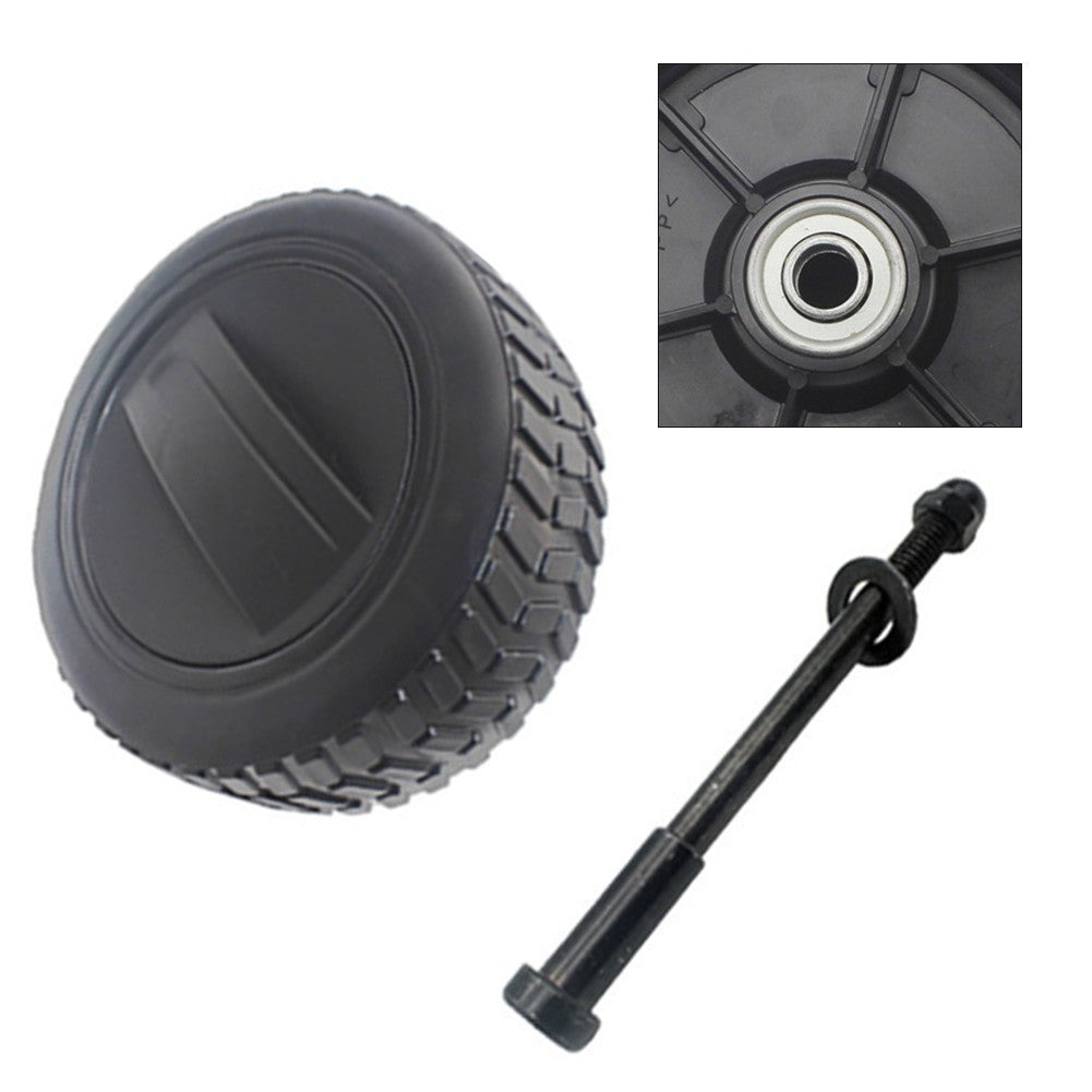 BBQ Grill Caster Wheels Black Rubber
