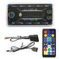Rgb Fan Controller 12cm Remote Control Computer Case Pc Cooling