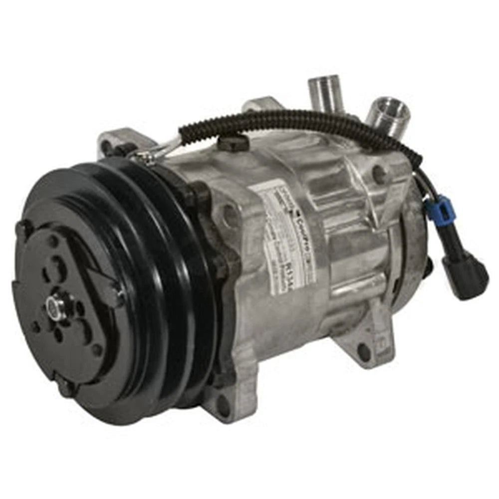 Skid Steer A/c Compressor Fits New Holland C185 C190 Ls180