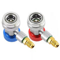 2* A/c R134a Quick Connector Adapter Car High&low Side Hvac Sae Male