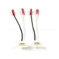 For 2 Pin Speaker Harness Adapter For Toyota Vehicles Black Abs