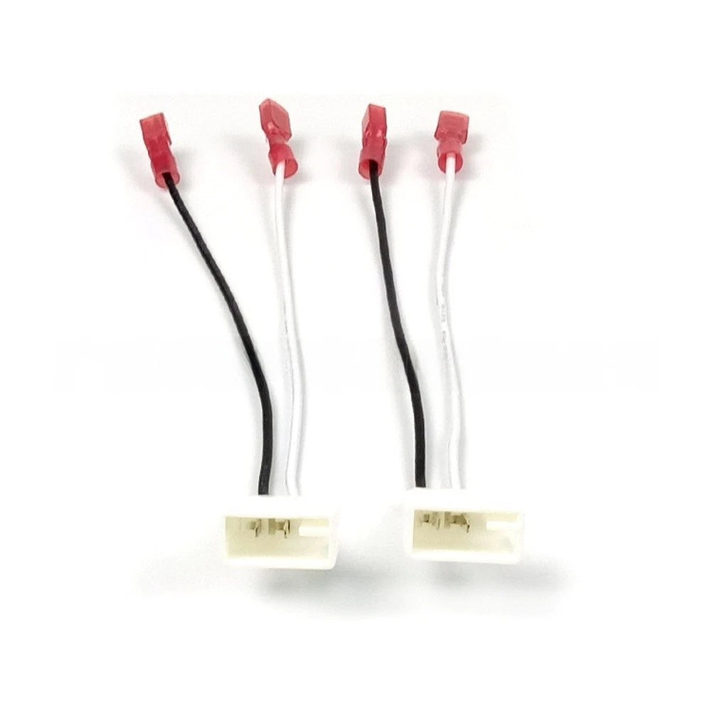 For 2 Pin Speaker Harness Adapter For Toyota Vehicles Black Abs