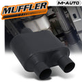 2.5" Inlet/Dual Outlet Stainless Steel Muffler