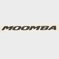 Moomba Boat Raised Emblem Decal Dark Gray Logo Sticker by Moomba
