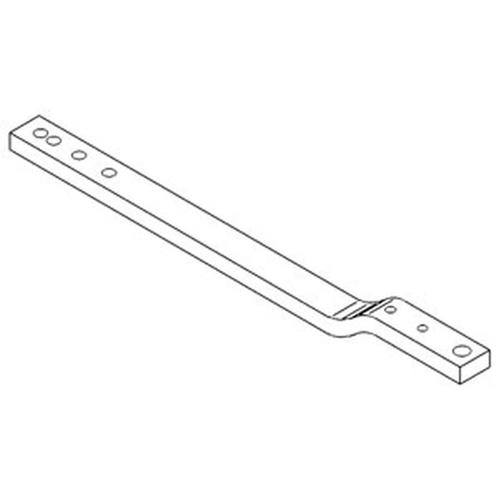 Wn-r61184-pex Drawbar, Rear, Curved Fits John Deere 4050 4240 4250