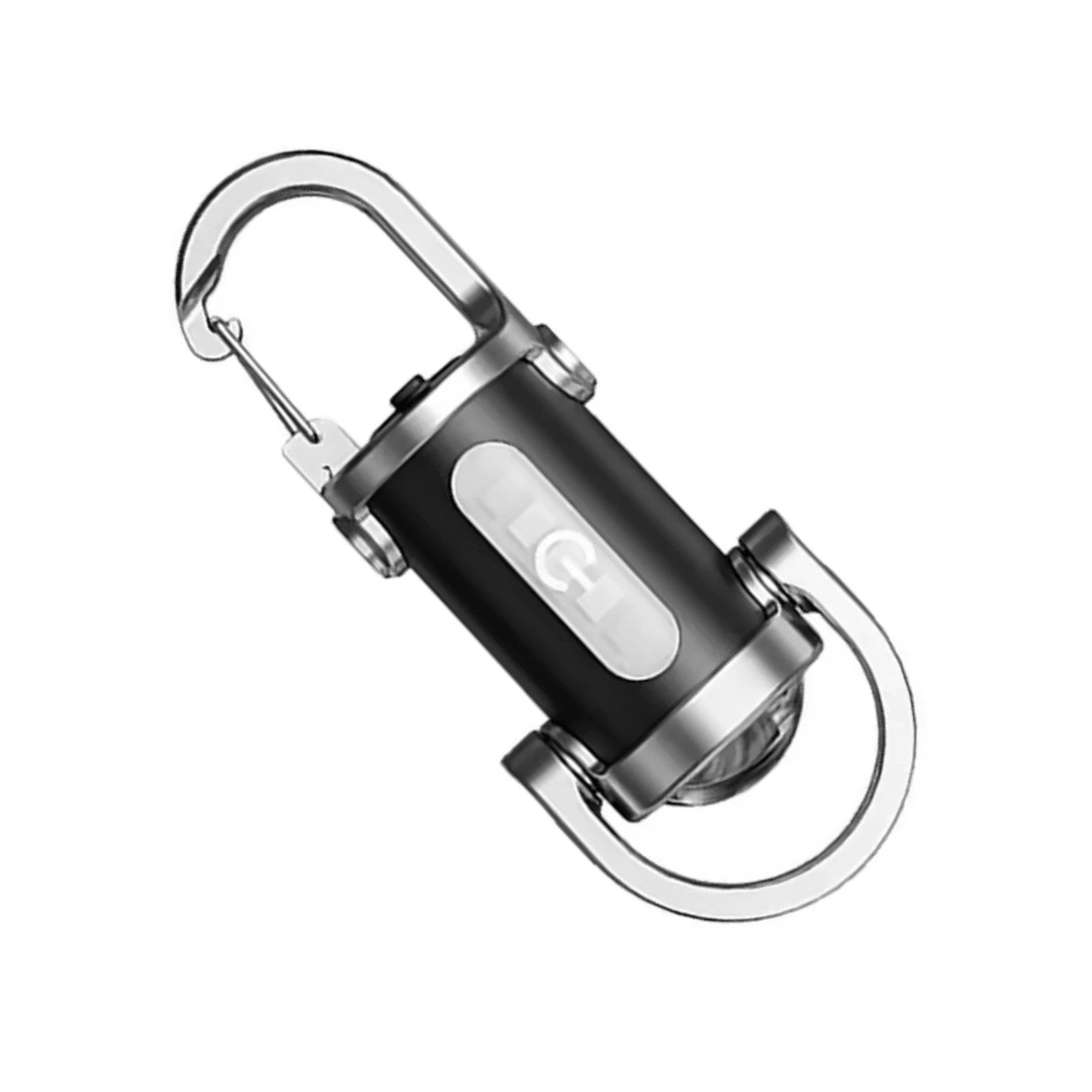 Keychain Flashlight Rechargeable 7 Modes Compact Light For Night