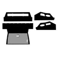 C86h4 New Headliner Kit Fits Case-ih Tractor Models 886 986 1086 1486