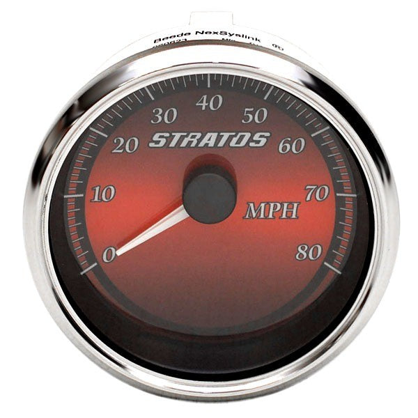 Speedometer Gauge Stratos Boat Beede 3 1/4 Inch by Stratos