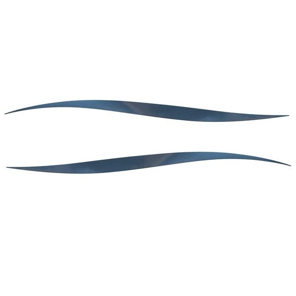 Tracker Boat Wave Decals 157717 / 157716 | Metallic Blue (Set of 2)Ope