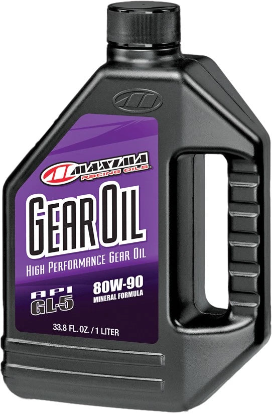 Maxima Gear Oil 80W-90 1l For Motorcycle And Atv Drivetrain Protection