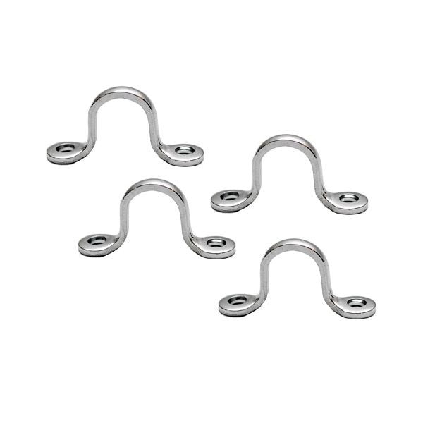 Boat Bimini Eye Straps Set of 4 1 3/8 x 5/8 Inch Stainless Steel by Boat