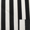 Boat Woven Pattern Canvas Fabric | Striped Black White 57 Inch (YD)Ope